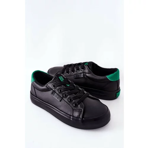 Kesi Children's Leather Sneakers BIG STAR DD374147 Black