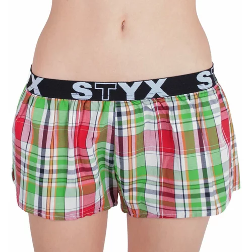 STYX Women's shorts sports rubber multicolored (T626)
