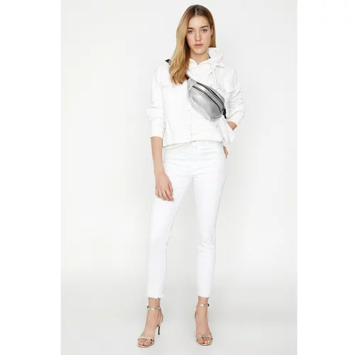 Koton Women's White Jean