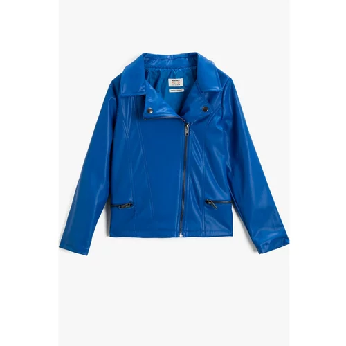 Koton Girl's Sax Blue Jacket