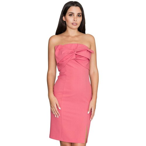 Figl Ženska haljina M571 Koraljno smeđa | pink  Cene