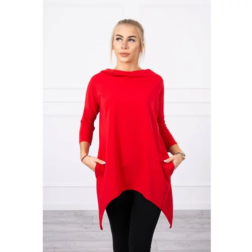 Kesi Sweatshirt with a print of wings red