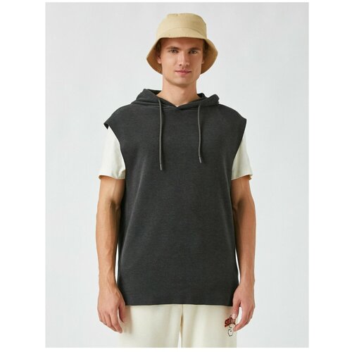Koton Hooded Basic Short Sleeve Sweatshirt  Cene