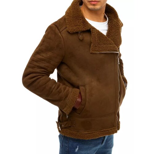 DStreet Muška zimska jakna od devine antilope TX3634 braon  Cene