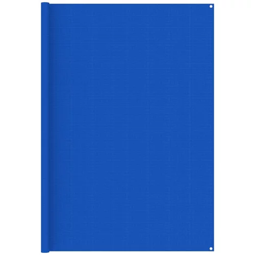 vidaXL Preproga za šotor 250x550 cm modra