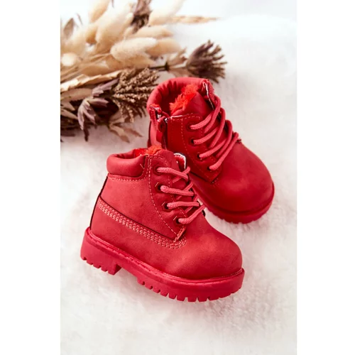 Kesi Powder Warm Children's Boots Red Dexter