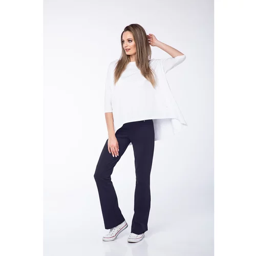 Look Made With Love Woman's Trousers 320 Grace Navy Blue