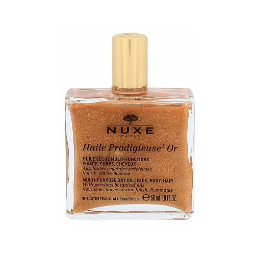 Nuxe Huile Prodigieuse® Or Multi-Purpose Shimmering Dry Oil suho olje za obraz, telo in lase 50 ml