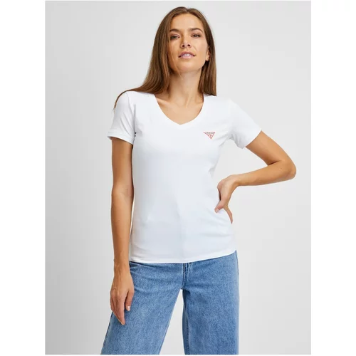 Guess White Women's T-Shirt - Women