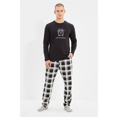 Trendyol Moška pižama - komplet Patterned