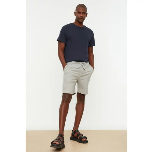 Trendyol Gray Men's Slim Fit Basic Shorts & Bermuda