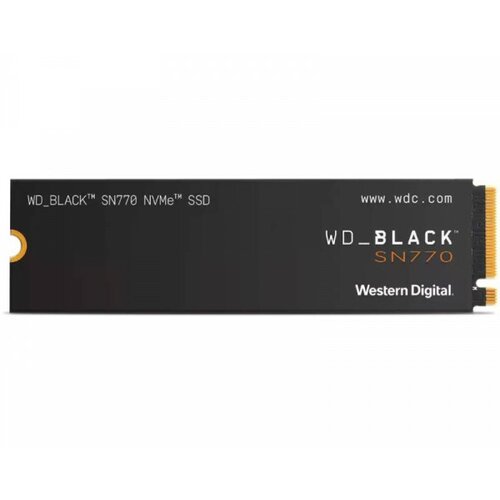 Western Digital 1TB SSD M.2 NVMe Gen4 WDS100T3X0E SN770 Black Slike