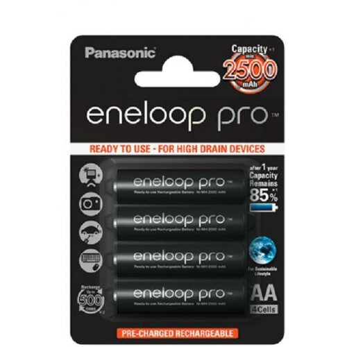 embarrassed Dent secondary Panasonic ENELOOP PRO AA BATERIJE BK-3HCDE/4BE baterija | ePonuda.com
