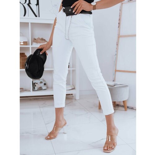 DStreet MORIA women's white jeans UY0944  Cene