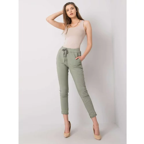 Fashionhunters Green Ginna pants
