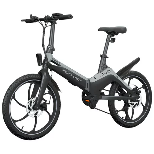 Ms Energy Električno kolo MS ENERGY e-bike i10 (250 W, 20", zložljiv, črno-sive barve)