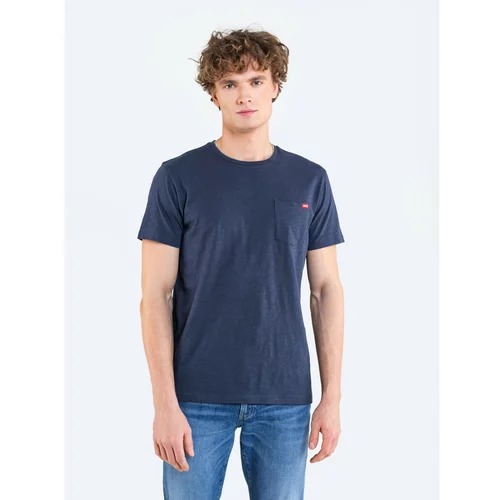 Big Star Man's T-shirt_ss T-shirt 150945 Light blue Knitted-404
