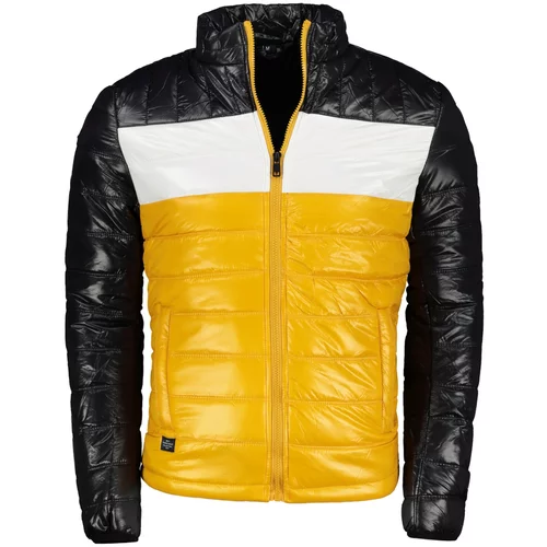 DStreet Black men's quilted jacket TX3194