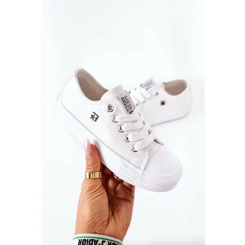 Kesi Children's Leather Sneakers BIG STAR FF374300 White