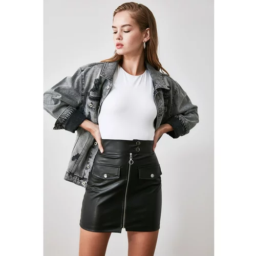 Trendyol Women’s skirt Leather