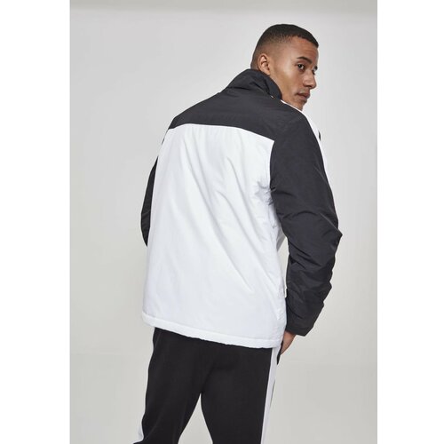 Urban Classics 2-Tone padded pull over jacket white/black  Cene