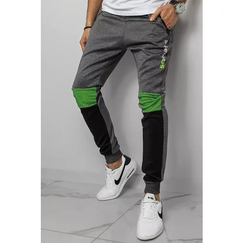 DStreet Light gray sweatpants for men UX3060