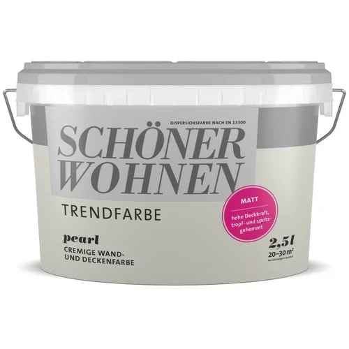 SCHÖNER WOHNEN Notranja disperzijska barva Schöner Wohnen Trend (2,5 l, pearl)