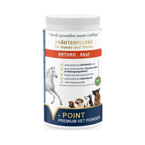 V-POINT ARTHRO Akut - Premium zeliščni prah za pse in konje