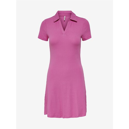 Only Pink Polo Dress Lea - Women  Cene