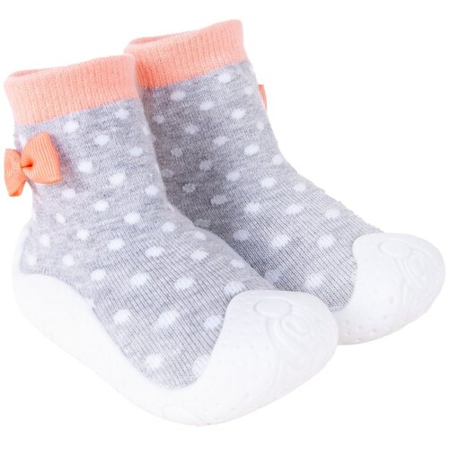 Yoclub Kids's Baby Girls' Anti-skid Socks With Rubber Sole OBO-0135G-AA0B Cene