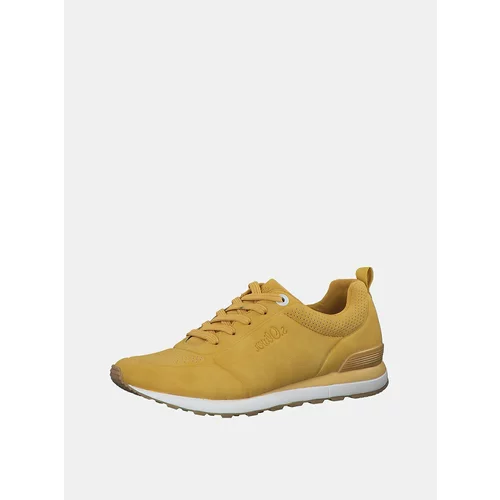 S Oliver Yellow women's sneakers in suede style s.Oliver