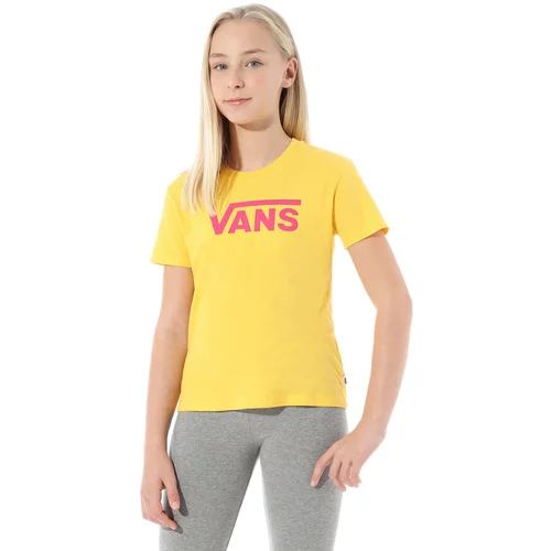 Vans T-shirt Gr Flying V Crew Gir Lemon Chrome - Kids