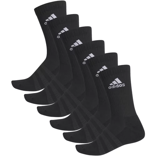 Adidas Športne nogavice CUSH CRW PACK X6 Črna