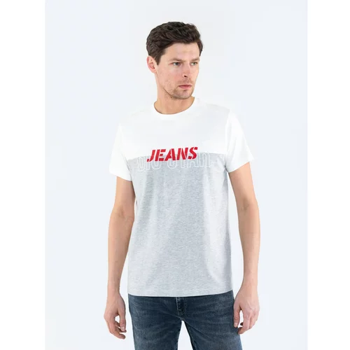 Big Star Man's T-shirt_ss T-shirt 151998 Brak Knitted-100
