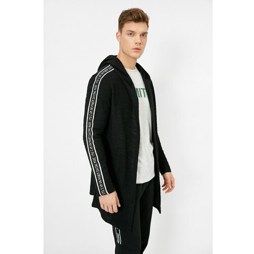 Koton Printed Long Fit Cardigan with Hooded Sleeve  Cene