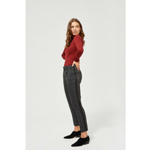 Moodo Check trousers with stripes Cene