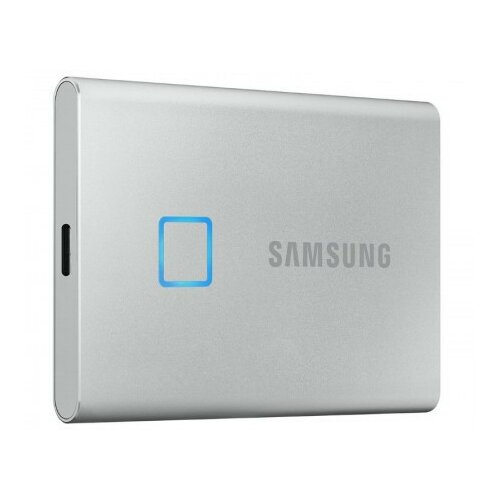 Samsung Portable T7 Touch 1TB MU-PC1T0S srebrni eksterni ssd hard disk Slike