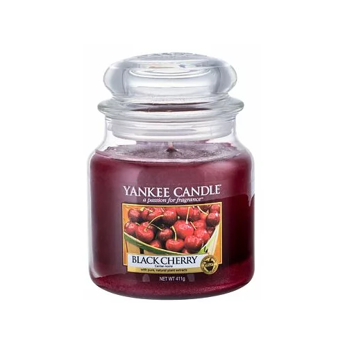 Yankee Candle Black Cherry dišeča svečka 411 g unisex