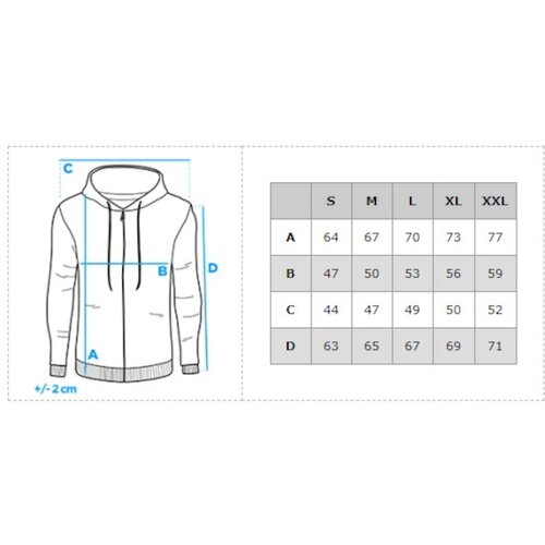 Ombre Clothing Men's zip-up sweatshirt B1077 Slike