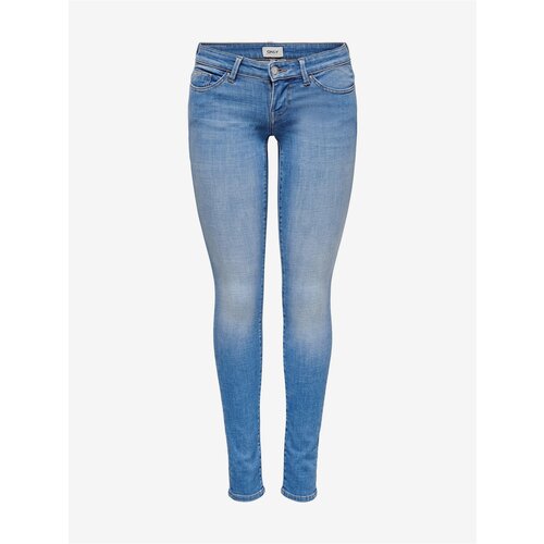 Only Blue Women's Skinny Fit Jeans Coral - Women Cene