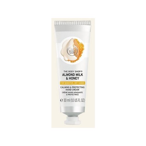 The Body Shop krema za ruke Almond Milk & Honey Calming & Protecting Hand Cream 30 ML Slike