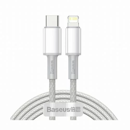 Baseus Kabel Apple USB C/Lightning 2m PD 20W bel pleten
