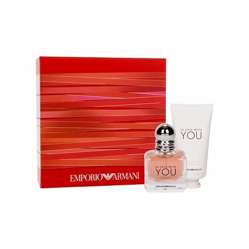 Giorgio Armani Emporio Armani In Love With You darilni set parfumska voda 30 ml + krema za roke 50 ml za ženske