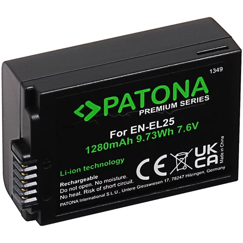 Patona Baterija EN-EL25 za Nikon Z50 / Zfc, 1280 mAh