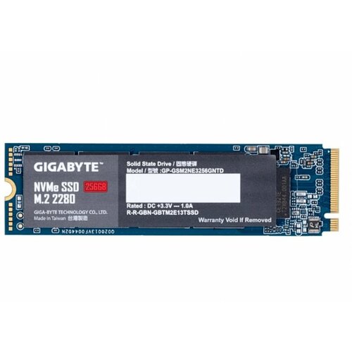 Gigabyte 256GB M.2 PCIe Gen 3 x4 NVMe GP-GSM2NE3256GNTD SSD ssd hard disk Cene