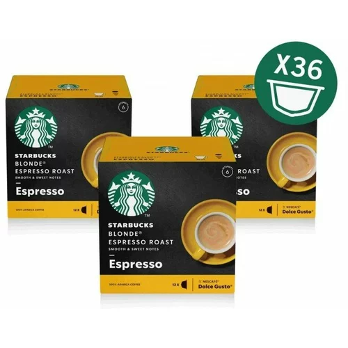 Nestle kavne kapsule Dolce Gusto Starbucks Blonde Espresso Roast 66 g - 3x12 kosov