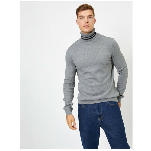 Koton cotton turtleneck long sleeve knitwear sweater Cene