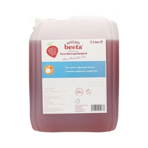 Beeta Detergent za pomivanje brez parfuma - 5 l