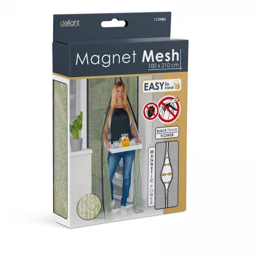 Delight Magnetna zavesa proti komarjem za vrata 100 x 210 cm - cvet