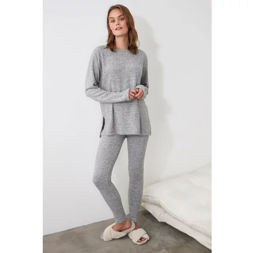Trendyol Gray Yumos Pajamas Set